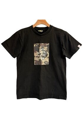 BAPE x Anti Social Social Club ABC Camo Box Tee Men’s Sz S